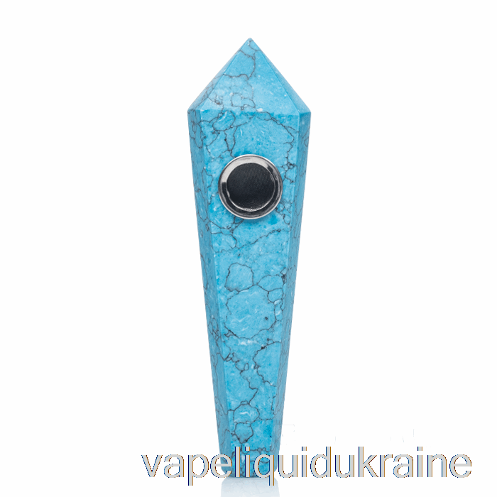 Vape Ukraine Astral Project Gemstone Pipes Blue Turquoise